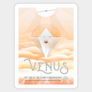 Venus - Space Travel Art Print Sticker